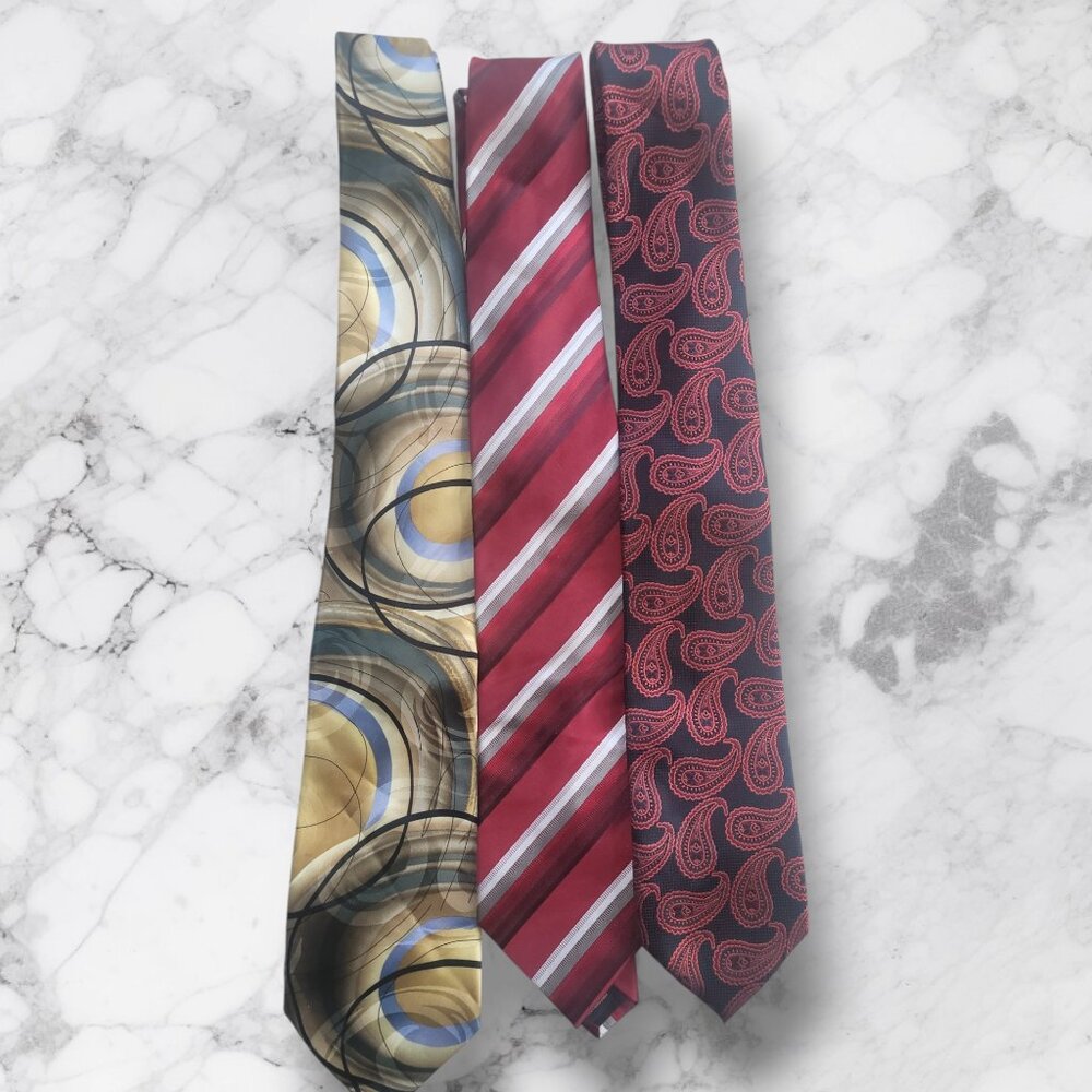 Lot of 3 Men's Neck Ties